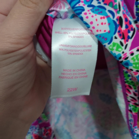 NWT Stella Parker Collection Plus Size Multicolor Floral Two Piece Swim Size 22W - Picture 11 of 11